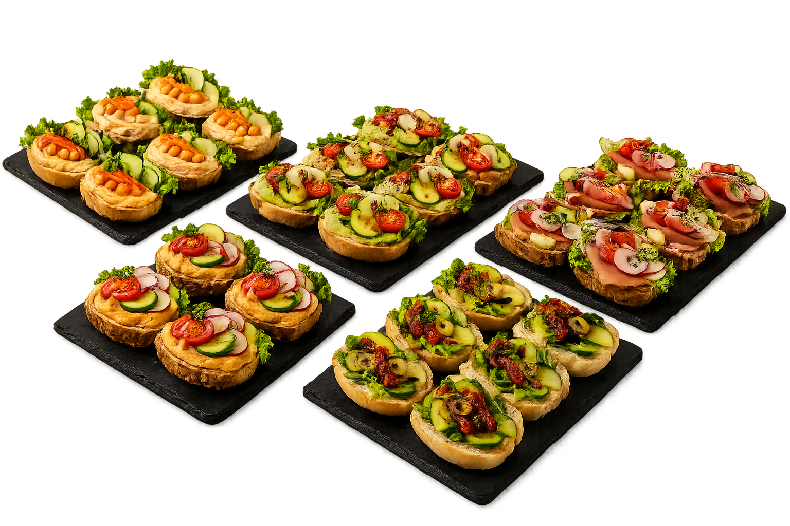halbe Brötchen vegan